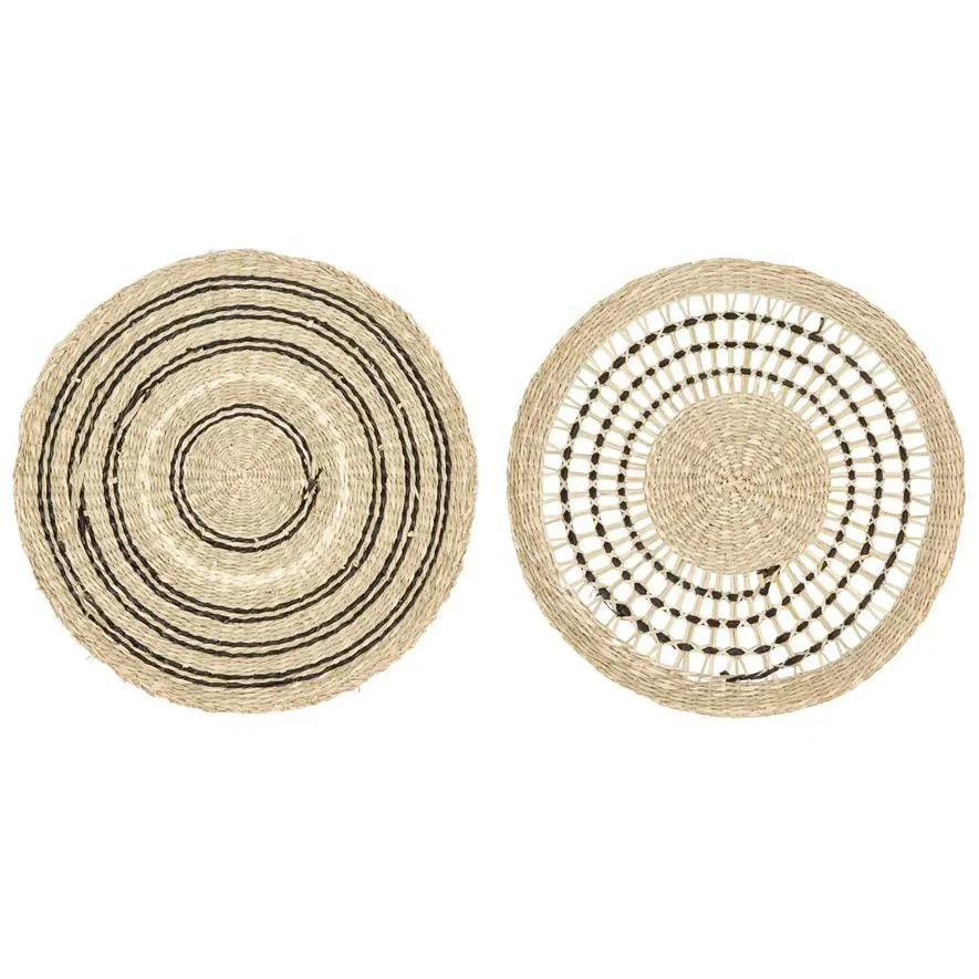 Defined Deco Set 6 Tovagliette Ovali In Rattan Intrecciato – Stile Bohémien, 40,6x30,5 Cm, Per Piatti E Centrotavola - 4