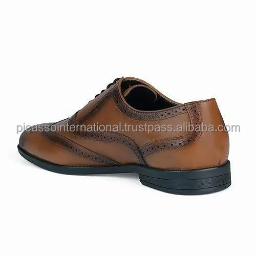 Excellent Quality Full Grain Antique Italian Genuine Leather Formal Casual Office Party Wear Shoes from Indian Exporter