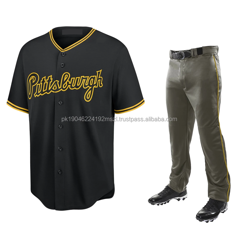Full Sublimation Printing Baseball Uniforms Sets Factory Direct Supply