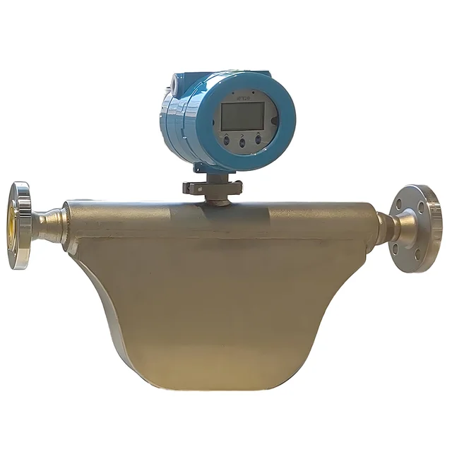 Coriolis Flowmeter High Accuracy Coriolis Mass Flow Meter Liquid and Gas 2 Inch LPG Air Gas Oil Meter Analog and Pulse Output