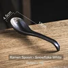Ramen spoon snowflake white