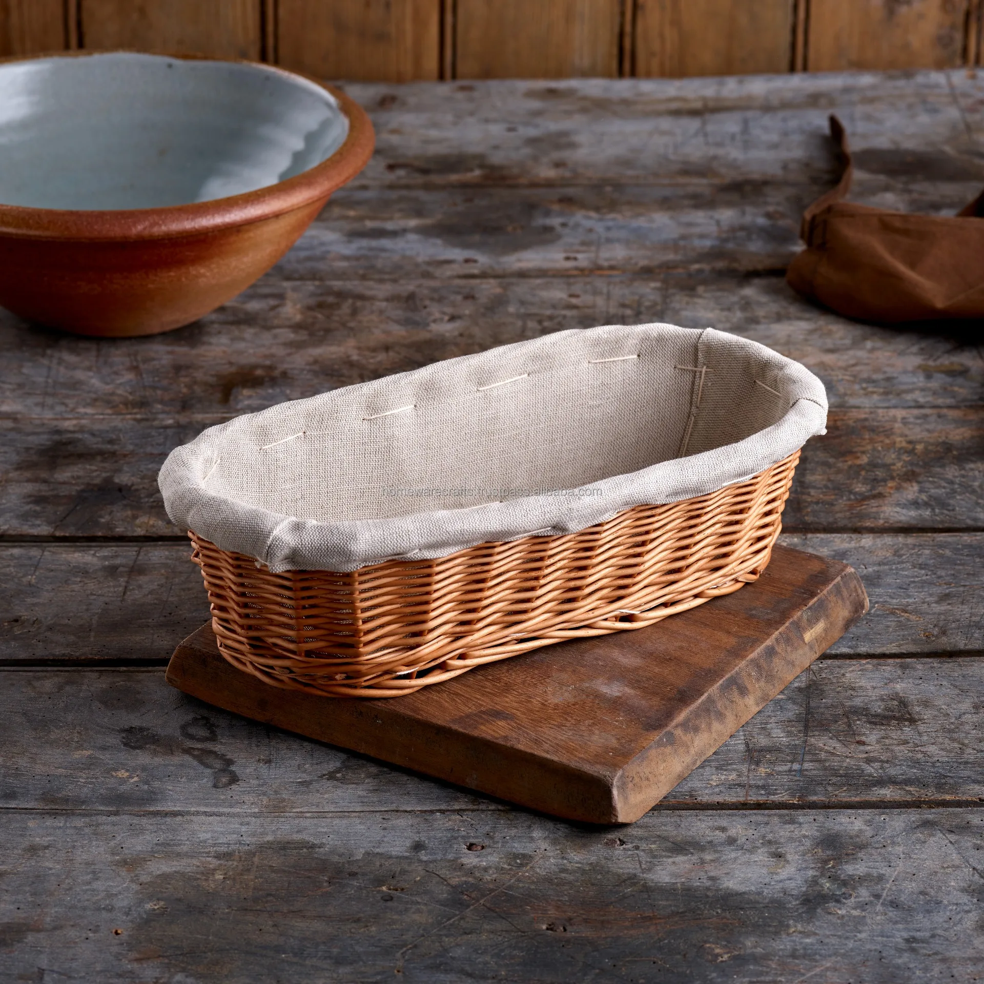 Lined Bread Proofing Wholesale Baskets Sets Vietnam Baguette