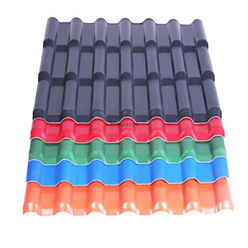 High Weather Resistant Colorful ASA Synthetic Resin Roof Tile for Roof Decoration Roof Tiles