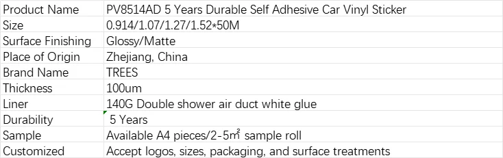 Specifications