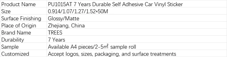 Specifications