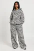 Leopardo Blanco Negro