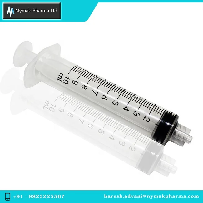 Best Indian Medical Consumables 10 ml Medical Disposable Syringe Manufacturers With CE And ISO Certification