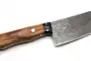 Jet Black Bolster and Pommel, Warm Natural Grain Wood