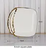 6-inch square plate