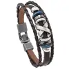 Pelle Marrone + Accessori in Argento Antico