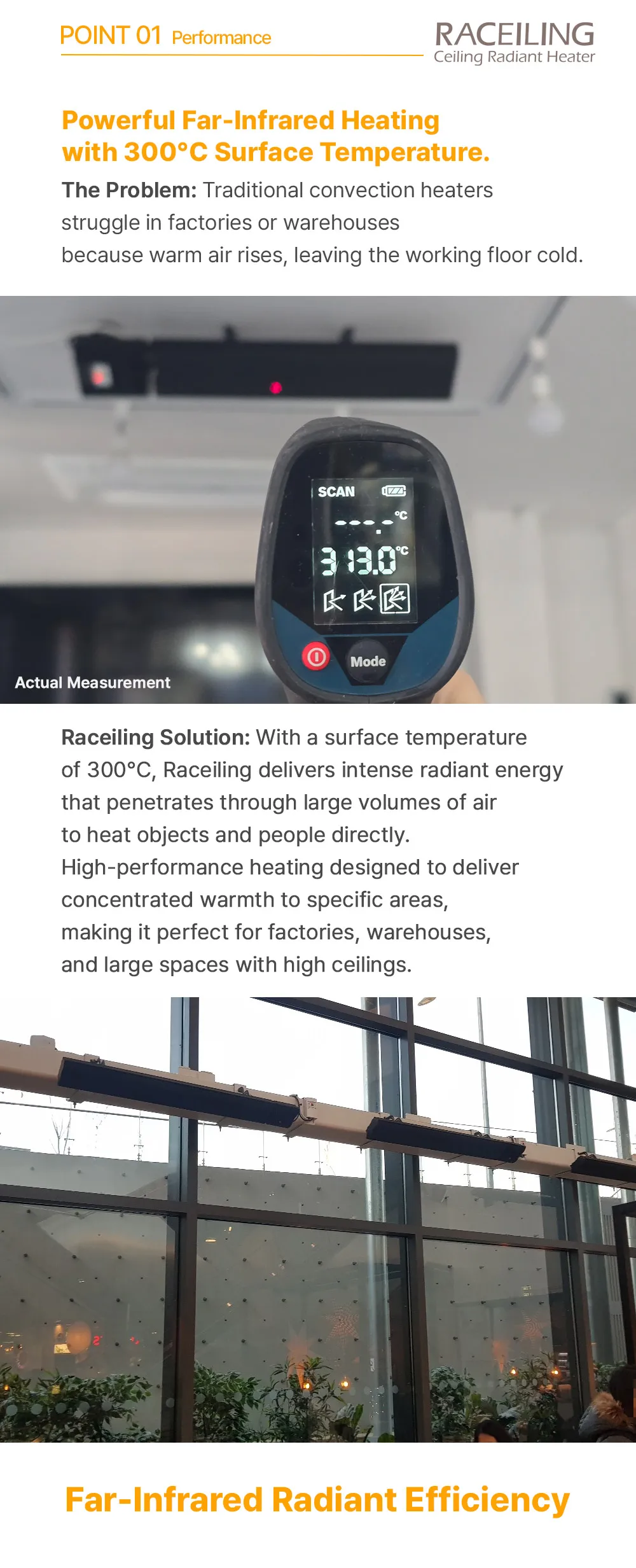 Industrial Radiant Heating Panel, 300C, Ceiling, Wall - detail 10