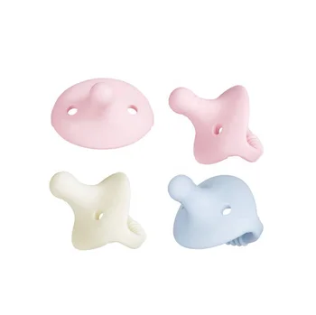 Ready Stocks BPA Free Silicone Soother Baby Pacifiers Silicone Pacifier With Case