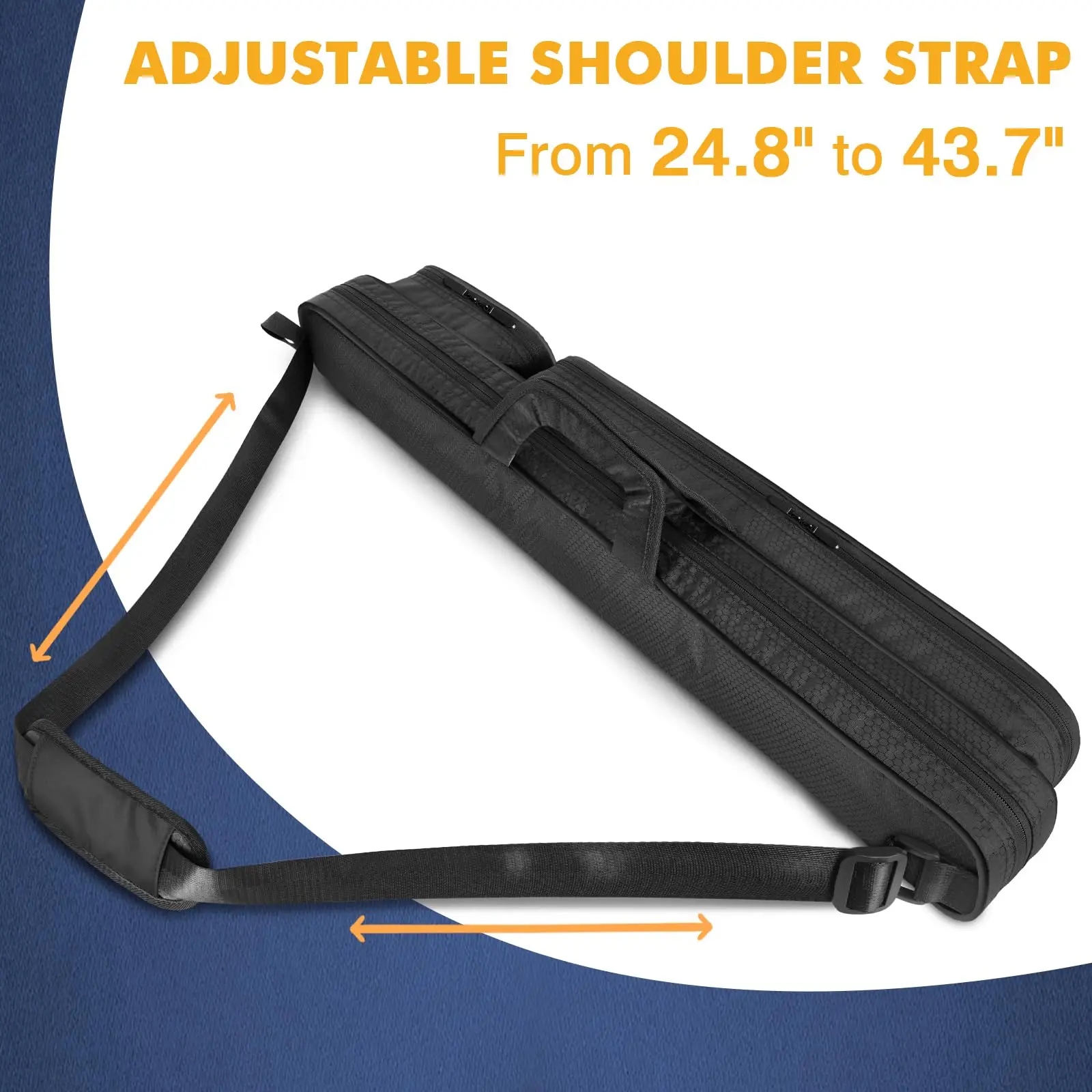 Portable Lightweight Professional Snooker & Billiard Cue Stick Case Multi-Functional Sports Storage Pool Cue Bag - Image 5