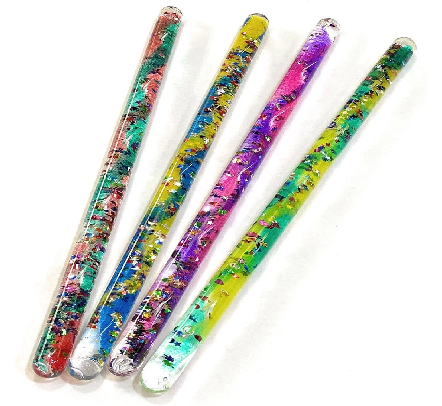 Волшебный Тюбик, блестящая палочка, сенсорный жидкий таймер движения, пузырьковая палочка