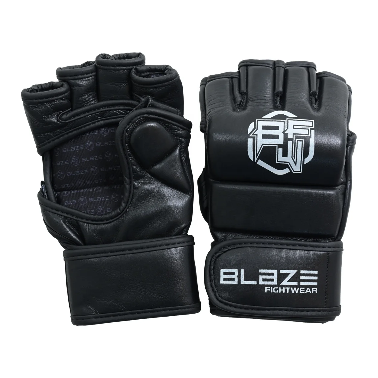 Baoblaze Gants De Boxe Demi-Doigt, Gants De Sparring, Mitaines Pour Adultes, Paumes Ouvertes, Gants De De Boxe, Gants MMA Pour Kickboxing, Bleu