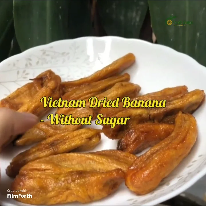 Vietnamese Dried Fruit Soft Dried Banana No Added Sugar Delicious Dry