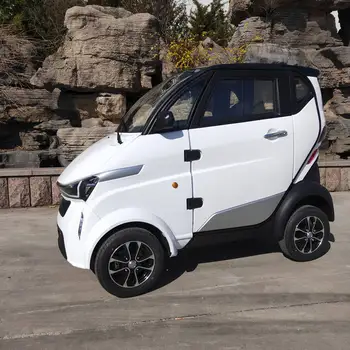 Four Wheels Fully Enclosed Electric Vehicle With Passenger Seat For ...