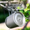 450ML pure titanium mug (with storage bag included)