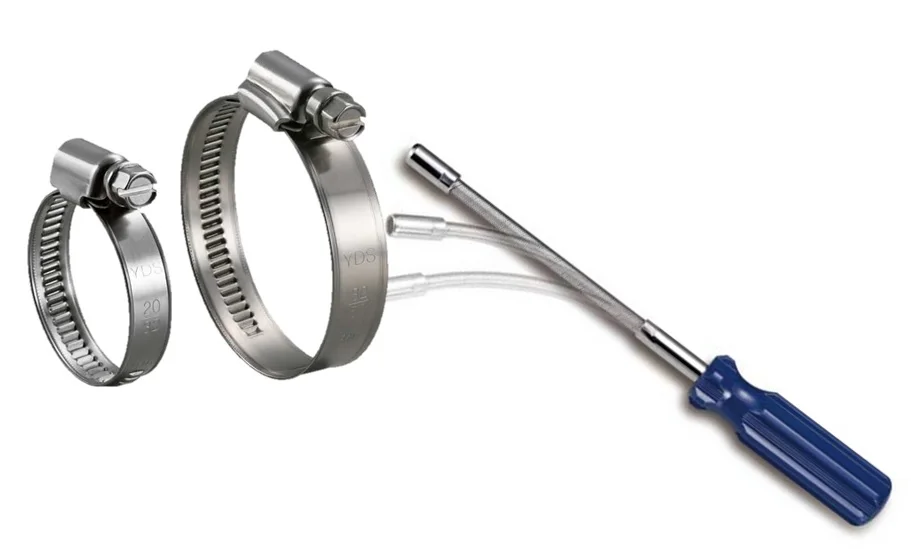 Customized High Quality 304 Stainless Steel Clamp 9mm Band Width Easy-to-Operate and Heat Resistant for Export