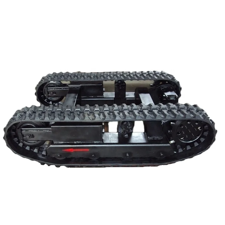 4 Ton Custom Mini Rubber Track Undercarriage For Hydraulic Crawler ...