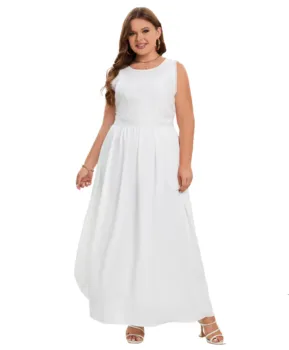 Customized Fashionable Women's Clothing Maxi Dress Sleeveless Empire Waist OEM Manufacturer