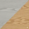 Light Grey & Natural Wood