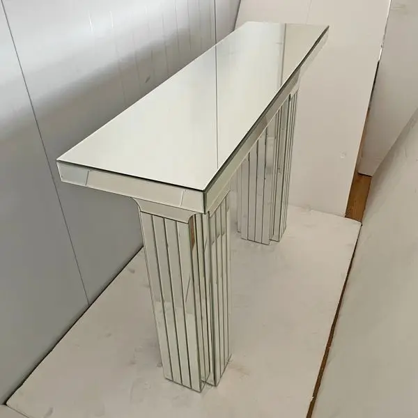 Elvarenae Lucienne Stepped Mirror Console Table — product detail