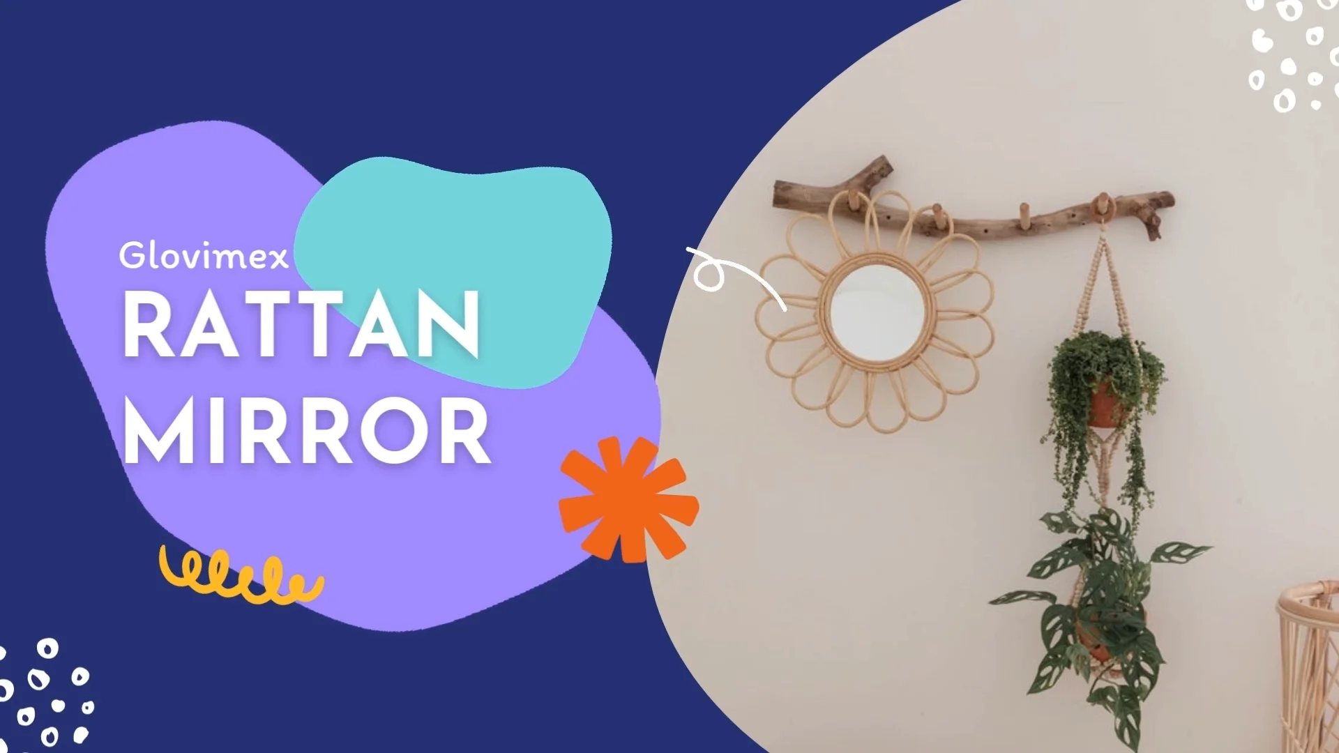 Best Collection Bamboo Rattan Mirrors Wall Mirrors Mirror Glasses