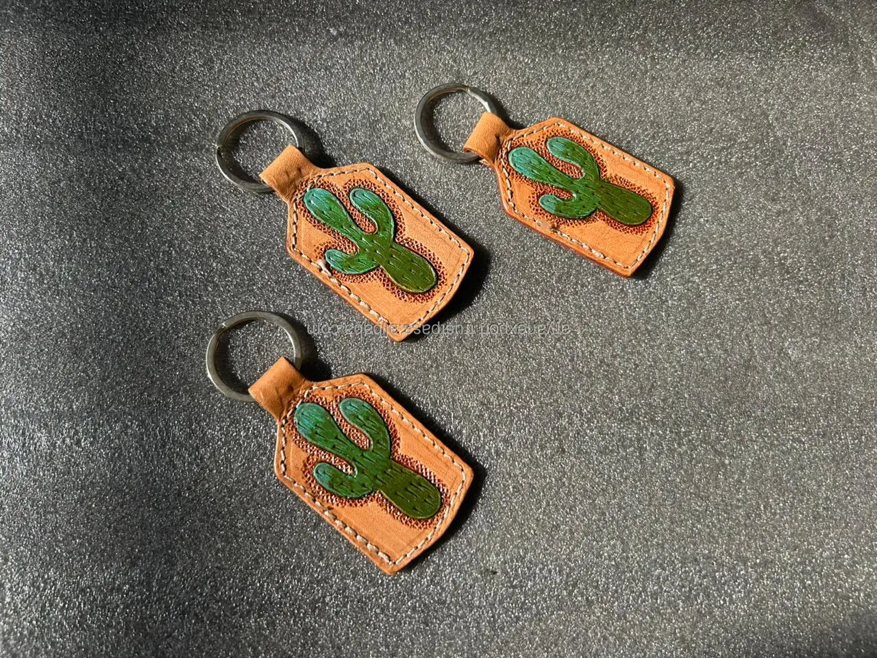 Extic Key Rings Hand Carved Tooled Leather Key Chains Cute Exotic Shape Leather Key ...