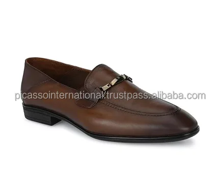 Wholesale Quantity Supplier of Men Formal Slip on Unique Design Custom Logo Party Wear Genuine Leather Formal Shoes for Men