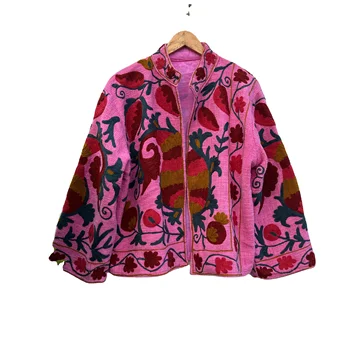 Crimson Aura Suzani Jacket main image 1