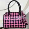 Black & Pink Checkered