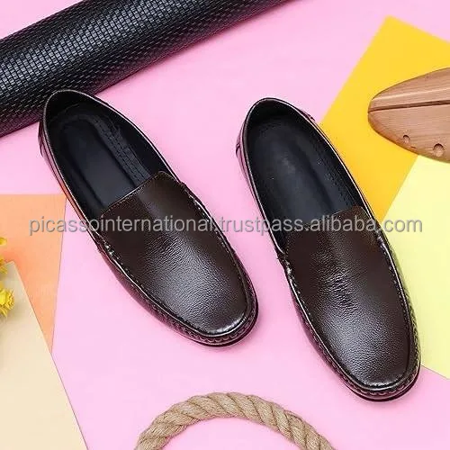 2024 Latest Arrival Stylish Look Fashionable Men's Office Dress Genuine Leather Oxford Formal Shoes with Pointed Toe Wood Insole