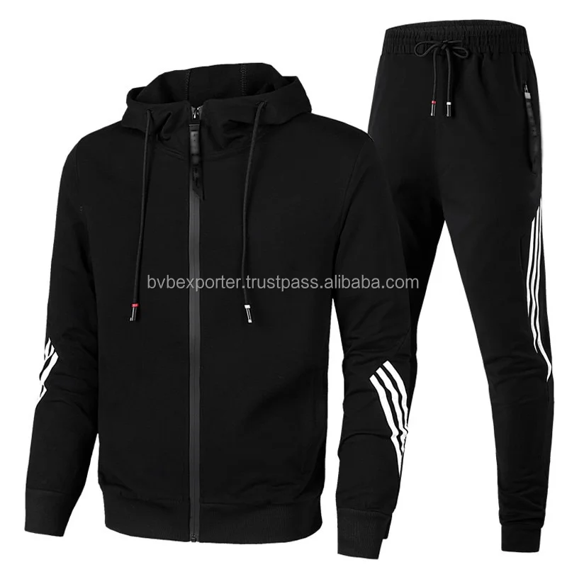Men Wholesale Bulk Quantity Contrast Plain Tracksuits 2022 Men Autumn