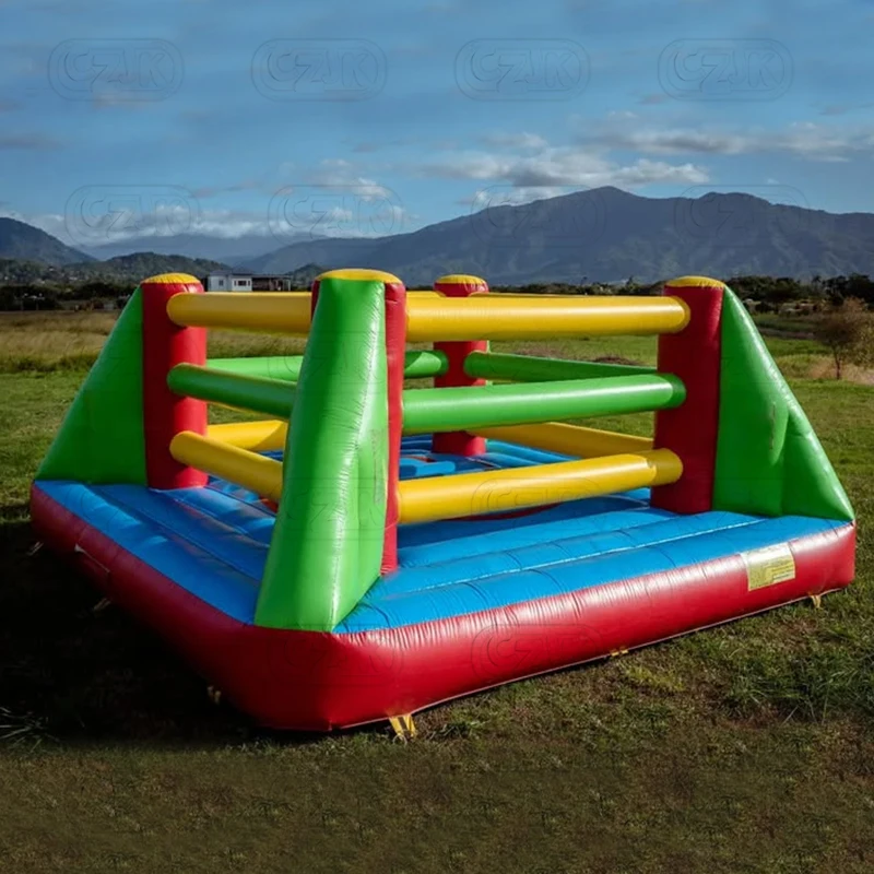 Adult Custom Cheap Blow up Fighting Sumo Inflatable Boxing Ring Wrestling Arena  Jump House Inflatable for Kids