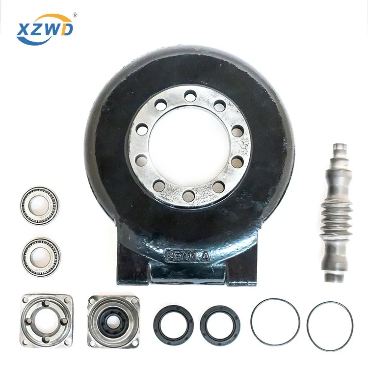 Lightweight 5'' Single Axis Slewing Drive Enclosed Housing Worm Gear for Solar Tracking System Slewing Bearings Product Category