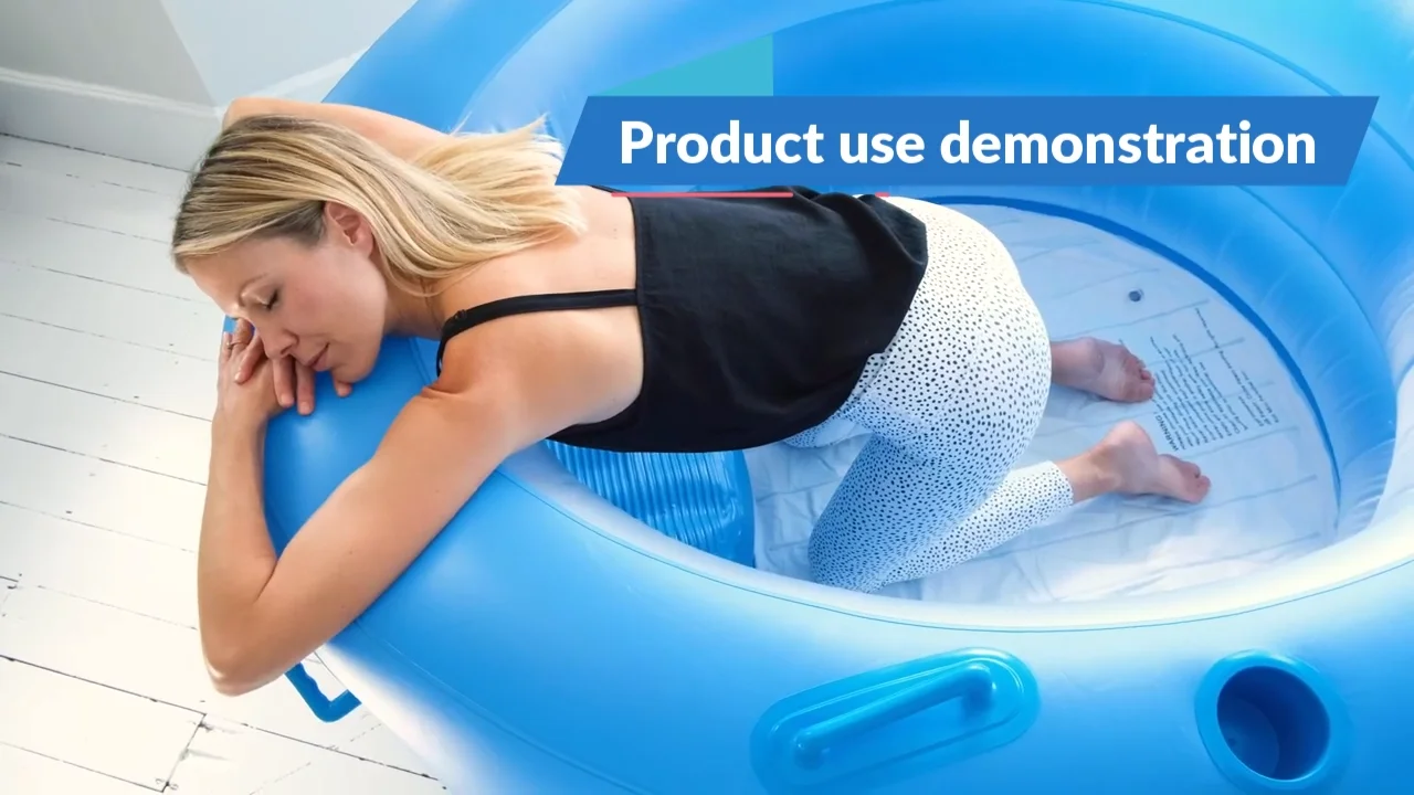 Custom Pvc White Inflatable Birth Pool Pregnant Adult Portable Ice Bath Recovery Fitness Men