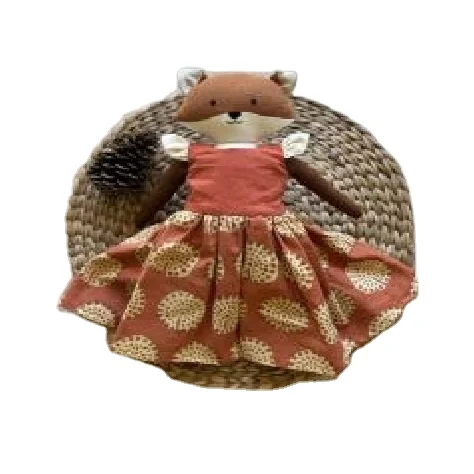 Top Quality Saanjh Latest 100% Cotton Designed Foxy Fox Cabbage Patch Doll Soft Unisex Toy From India