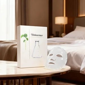 Organic Vegan Overnight Wrapping Peel-Off Sea Grape Vitamin C Facial Mask Sheet Herbal Collagen Treatment Moisturizing Face