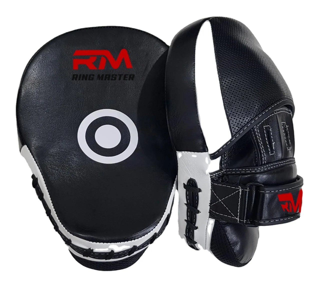 Boxing Gloves & Focus Mitts Set For MMA Muay Thai Kickboxing Training Punching 