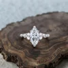 925 Silver (Moissanite)