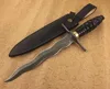 Damascus fixed blade knife