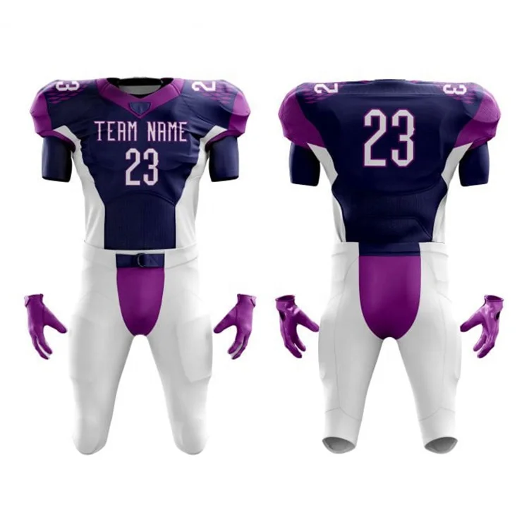 Cheap Wholesale Youth Tackle Twill Custom American Football Jerseys