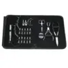 Kit de herramientas para extensiones de cabello plateado