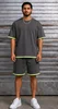 Charcoal + Neon Green