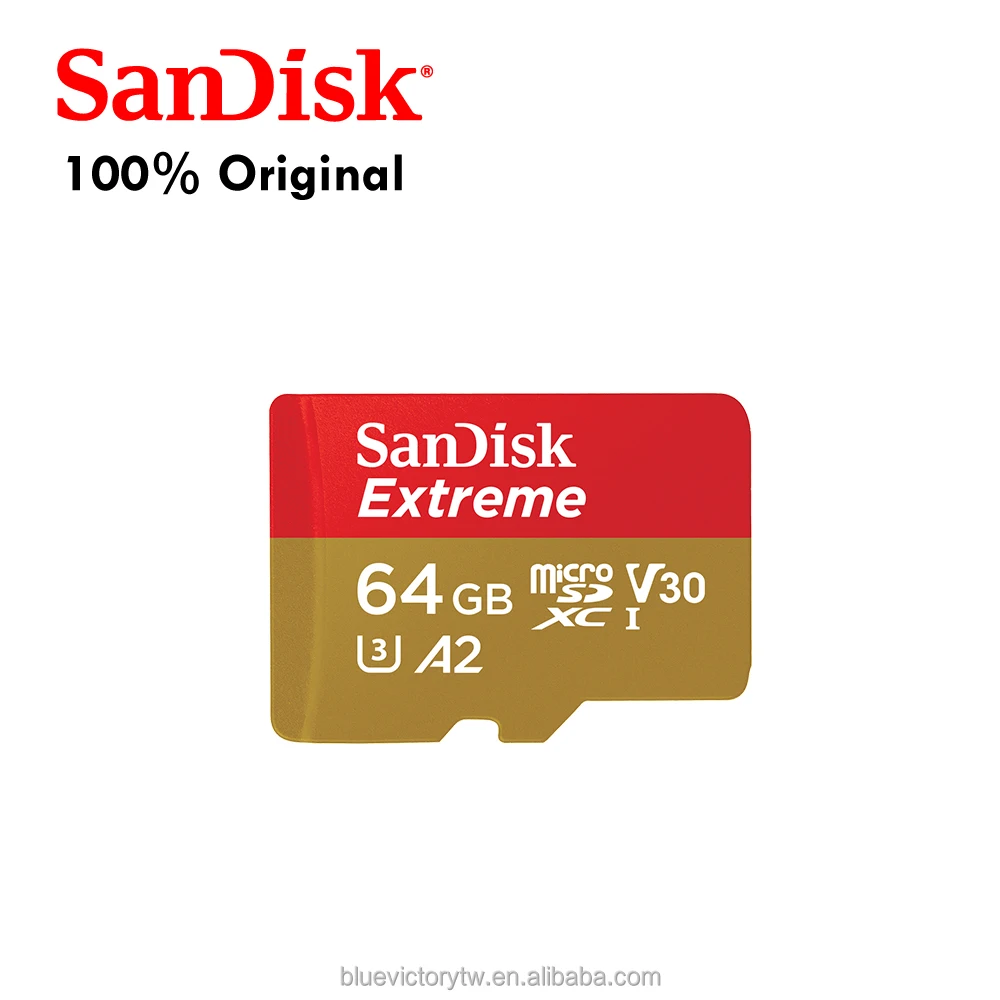Sandisk 64gb Memory Card 170mb/s,C10,U3,Full Hd,A2,Micro Sd Card