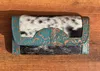 Black With Turquoise Print