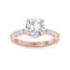 Oro de 14K (Moissanita)
