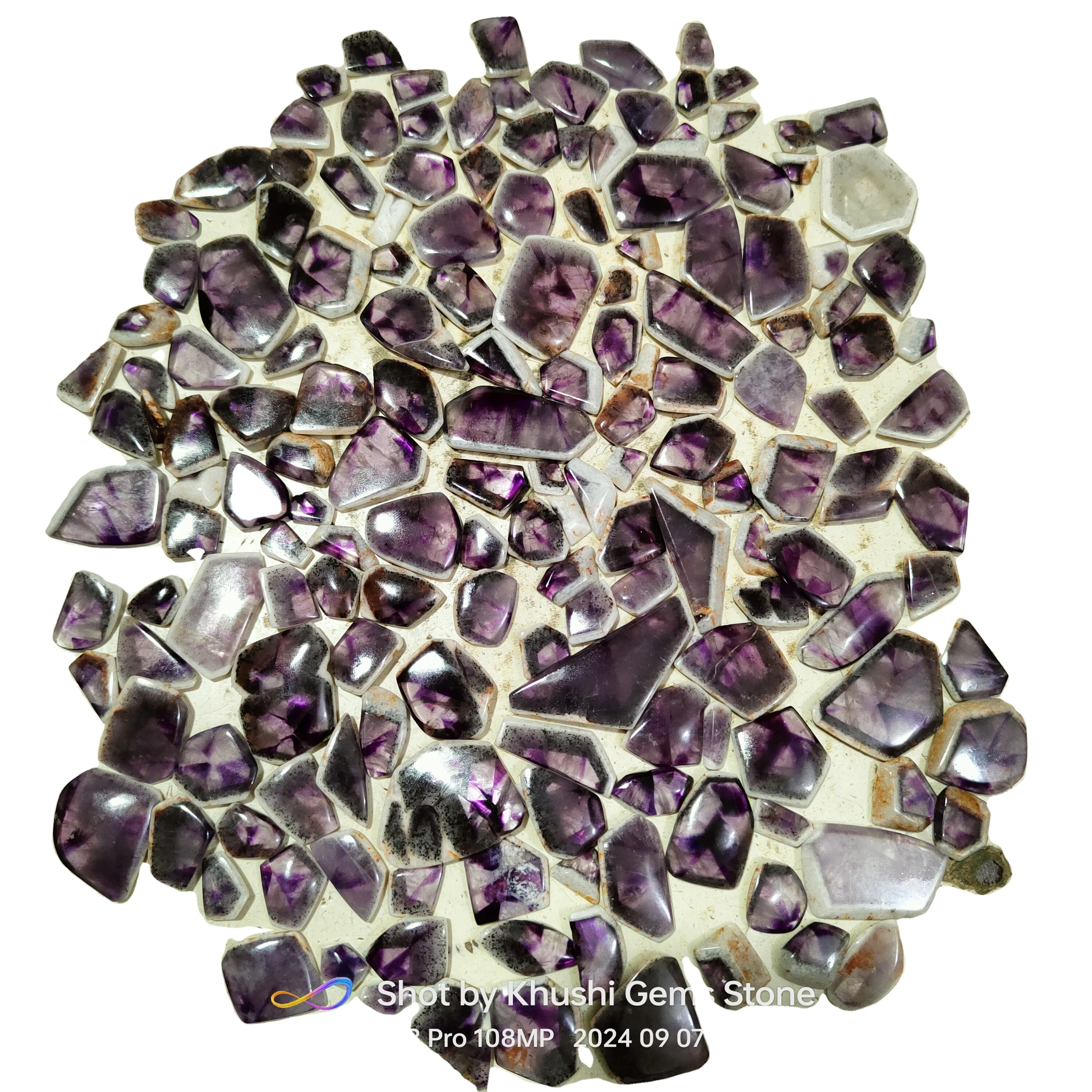 Wholesale Natural Amethyst Opal Shell Crystal Gemstones