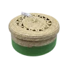 Natural + Green color set of 2